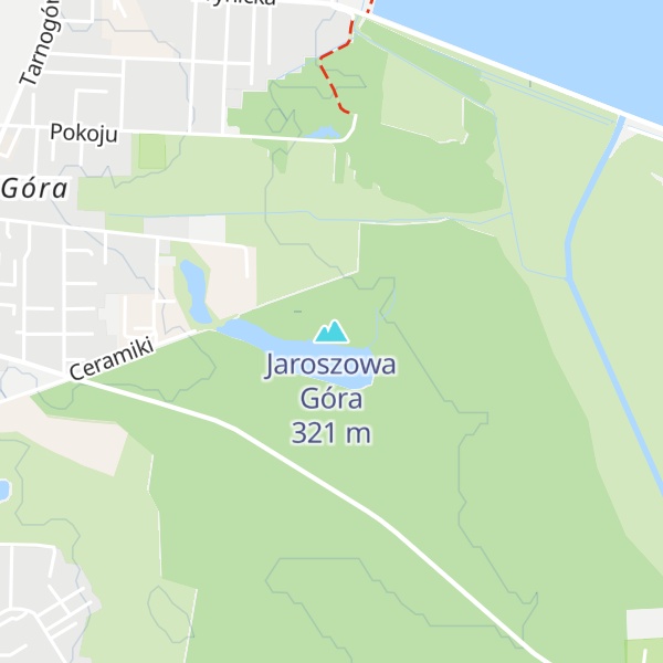 Map of Jaroszowa Góra