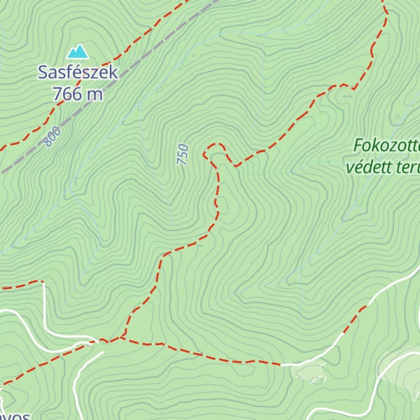 Map of Pogányvár