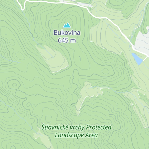 Map of Poľovnícka chata Rázdiel