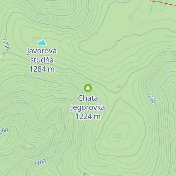 Map of Chata Jegorovka