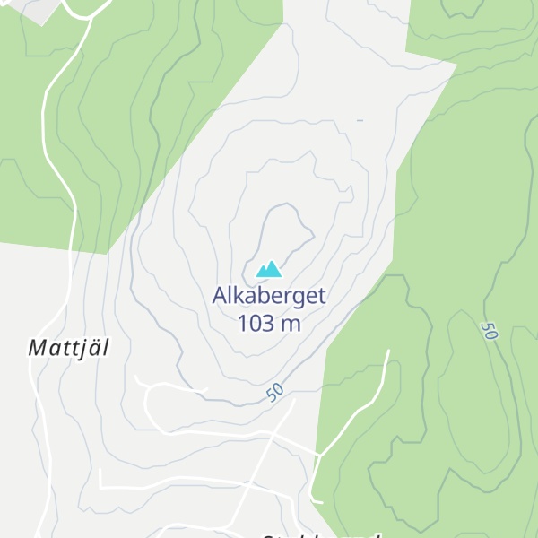 Map of Alkaberget