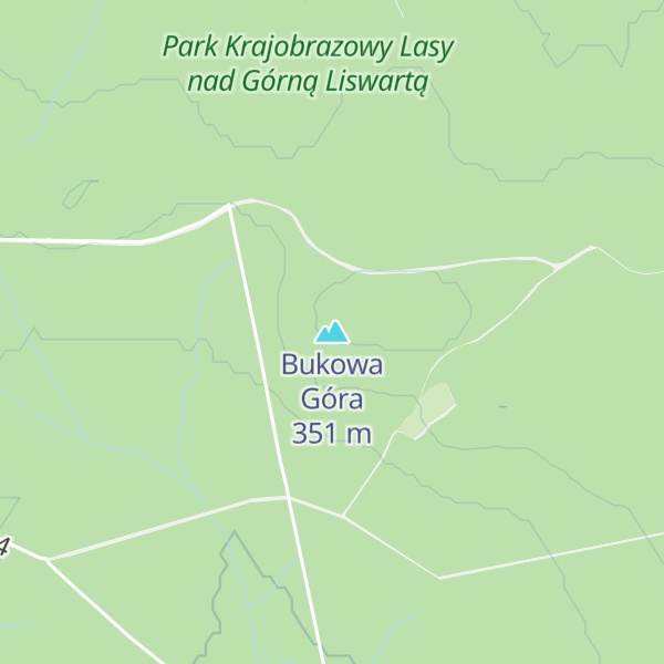 Map of Bukowa Góra