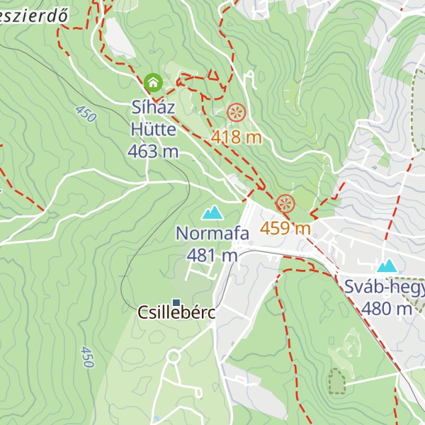 Map of Normafa