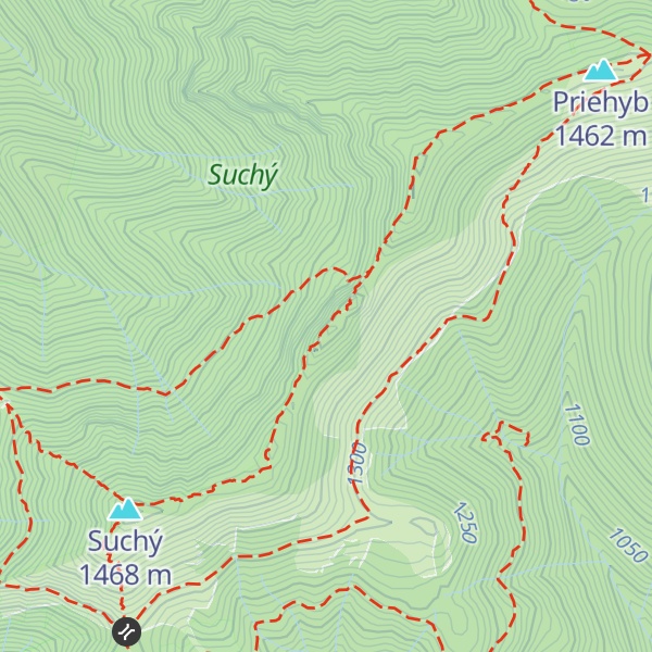 Map of Biele skaly
