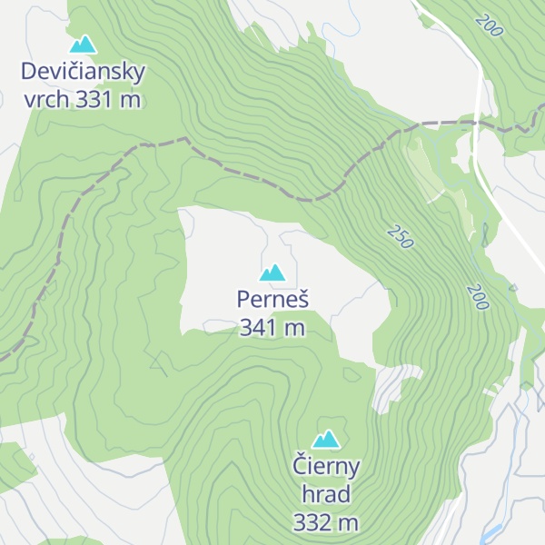 Map of Perneš