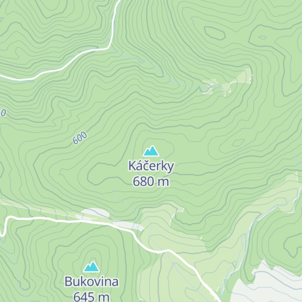 Map of Káčerky