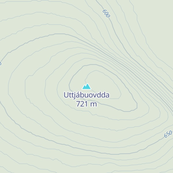 Map of Uttjábuovdda