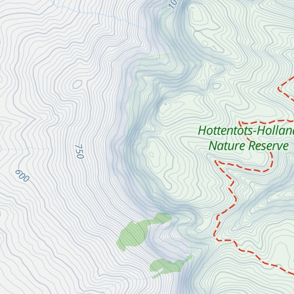 Map of Langkloofberg