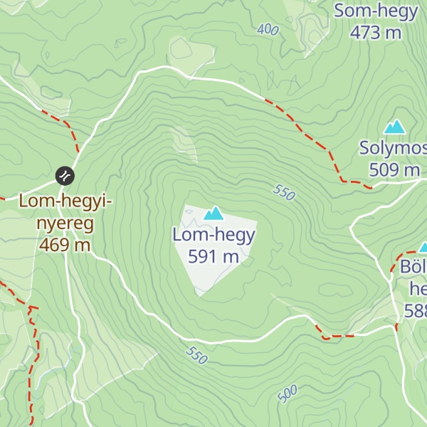 Map of Lom-hegy
