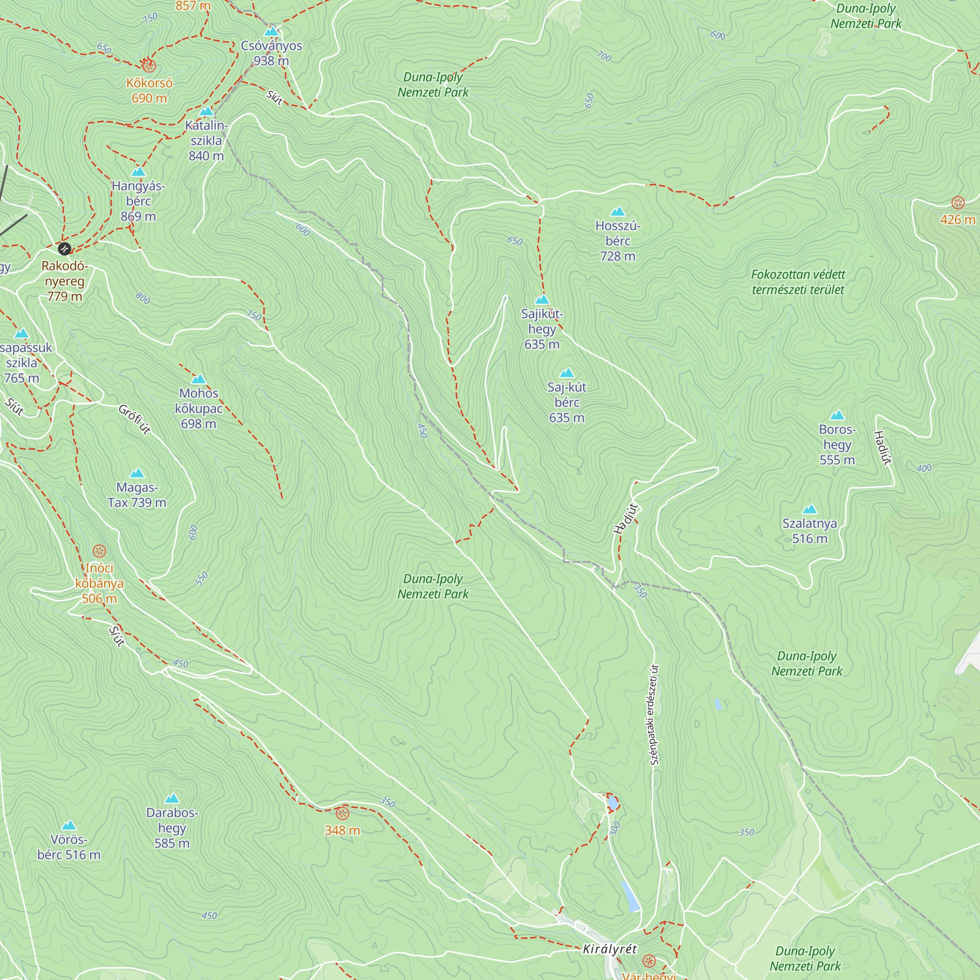 Szénpataki kulcsosház map
