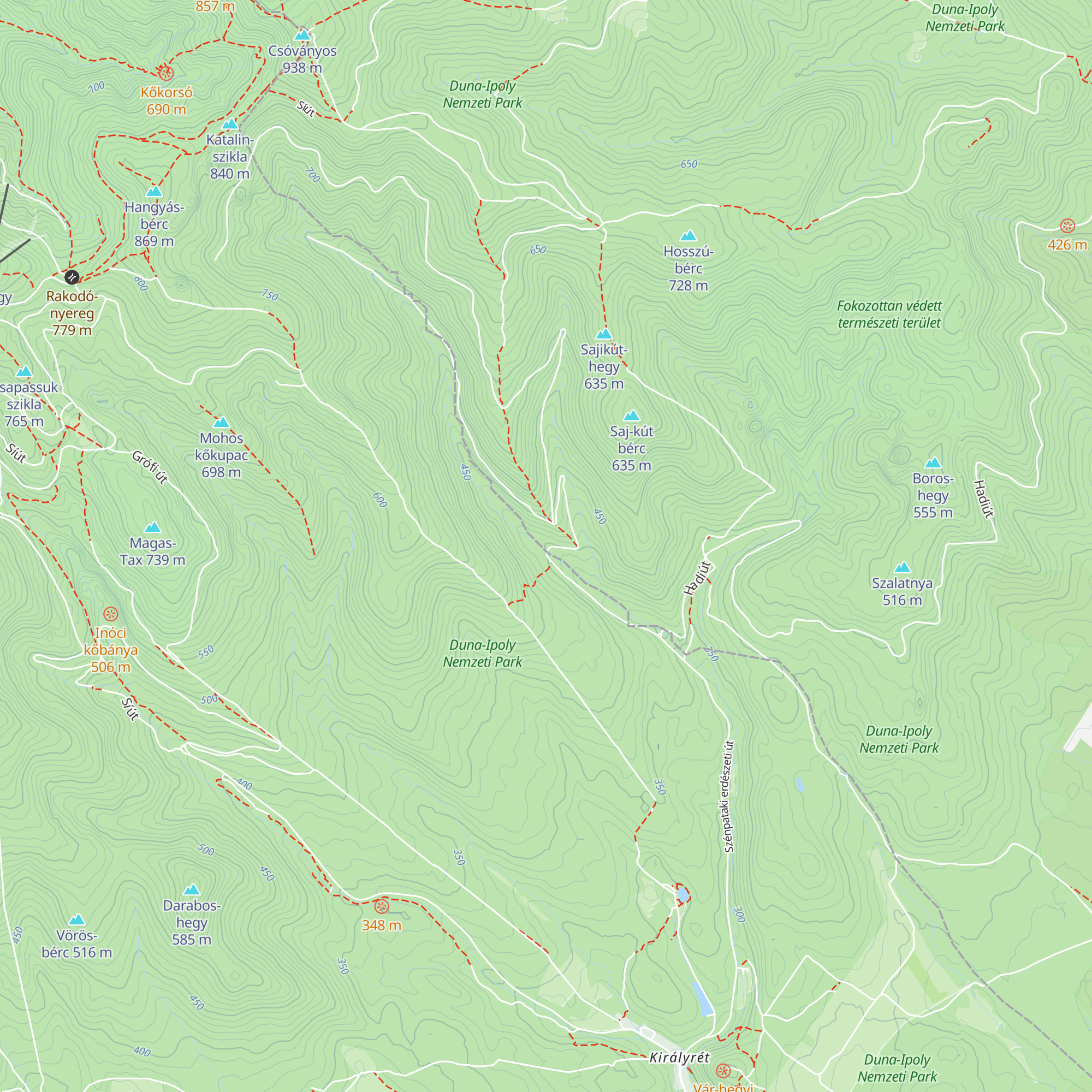 Szénpataki kulcsosház map