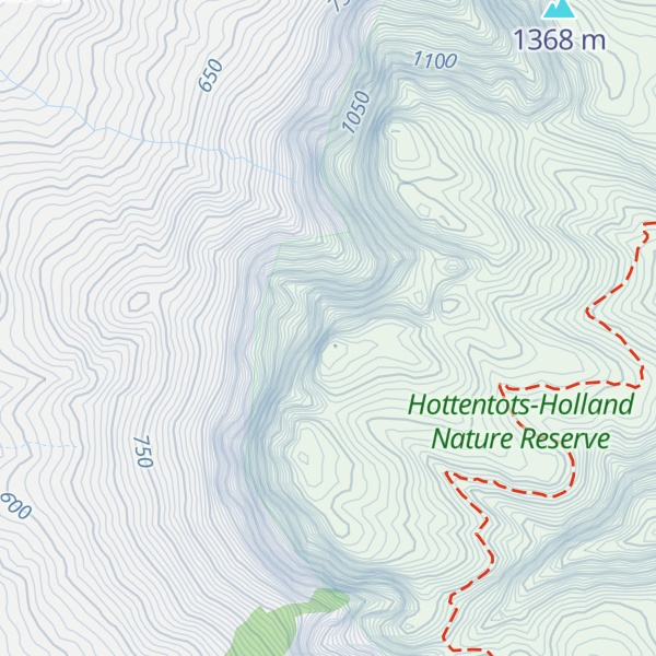 Map of Langklippiek