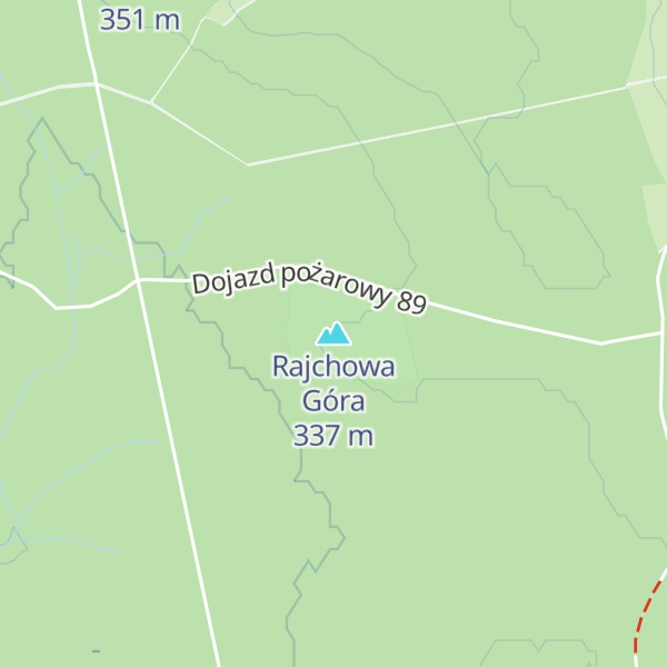 Map of Rajchowa Góra