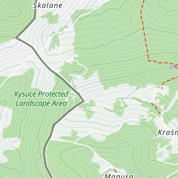 Map of Różowy dom