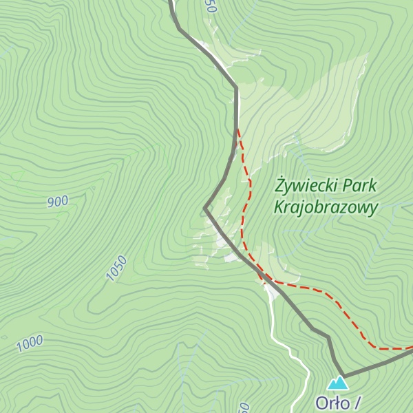 Map of Malá Rača / Mała Racza