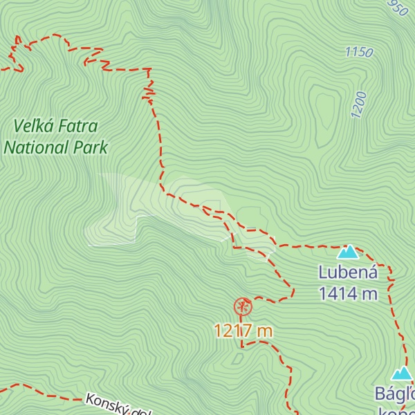 Map of Tlstá