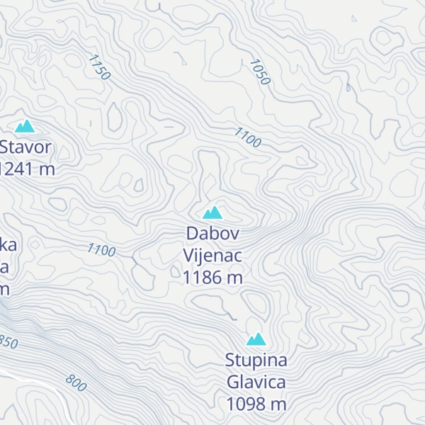 Map of Dabov Vijenac