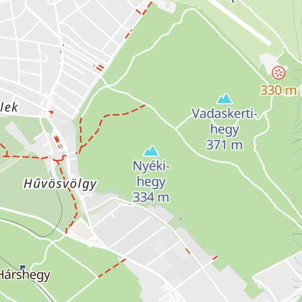 Map of Nyéki-hegy