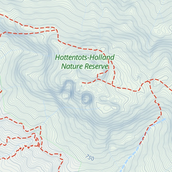 Map of Twins south peak
