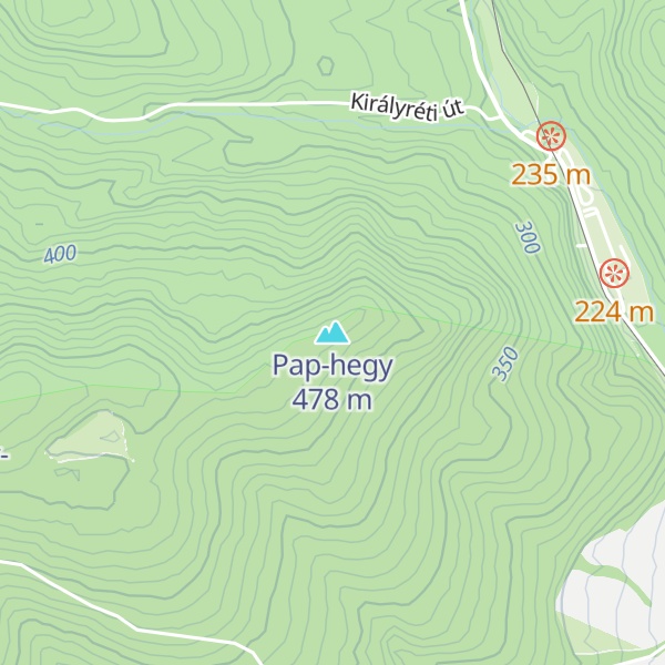 Map of Pap-hegy