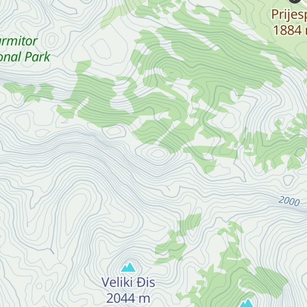 Map of Ružica