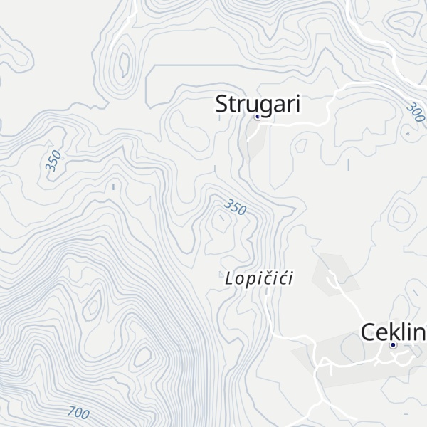 Map of Pavlova Glava