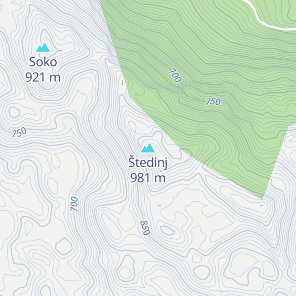 Map of Štedinj