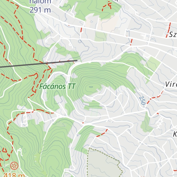 Map of Hunyad-orom