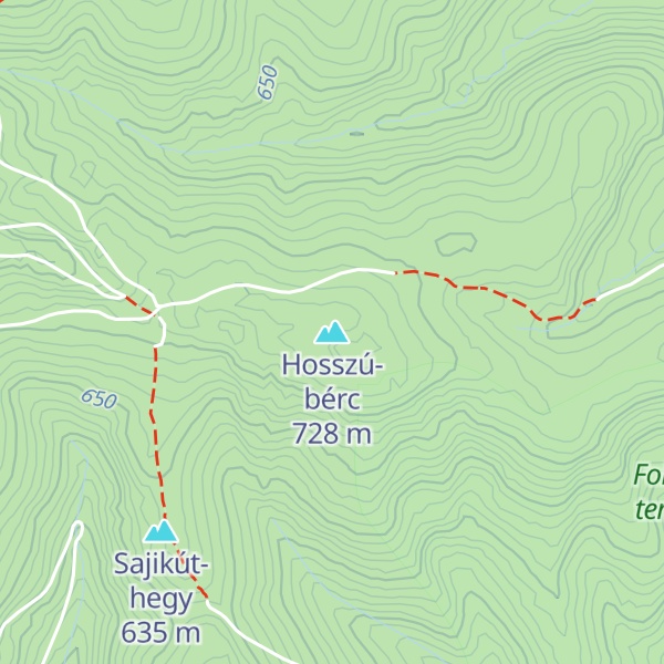 Map of Hosszú-bérc