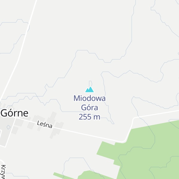 Map of Miodowa Góra