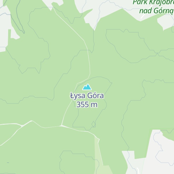 Map of Łysa Góra