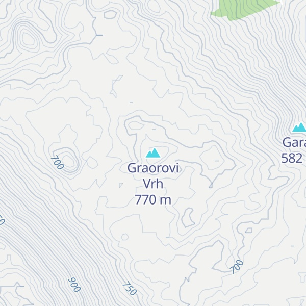 Map of Graorovi Vrh