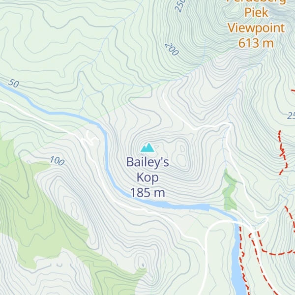 Map of Bailey's Kop