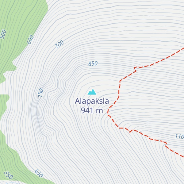Map of Alapaksla
