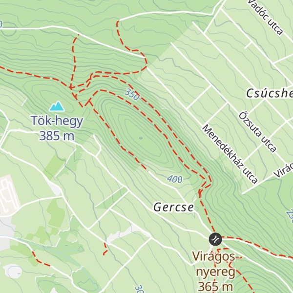 Map of Csúcs-hegy
