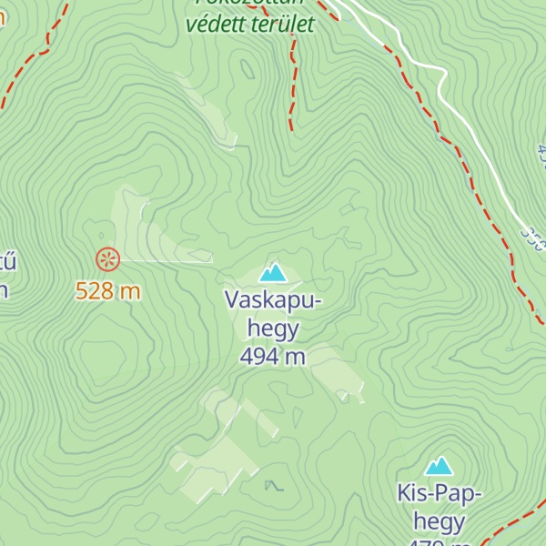 Map of Vaskapu-hegy
