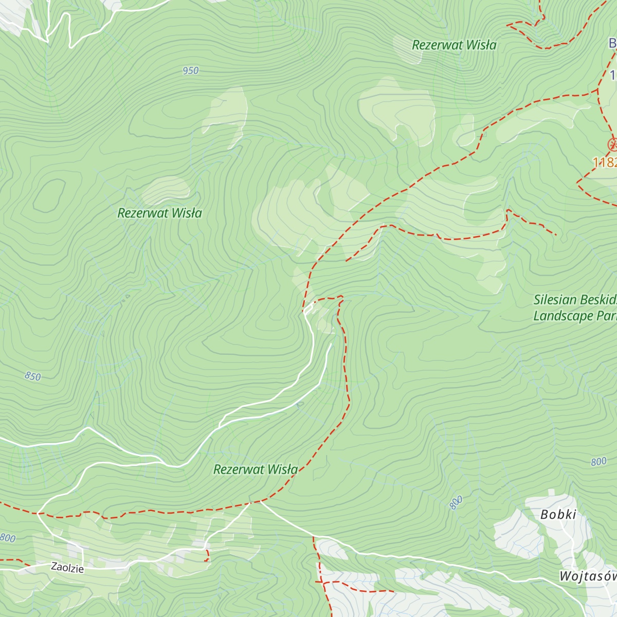 Schronisko PTTK Przysłop pod Baranią Górą map