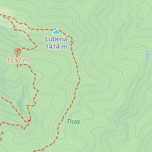 Map of Bágľov kopec