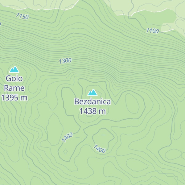 Map of Bezdanica