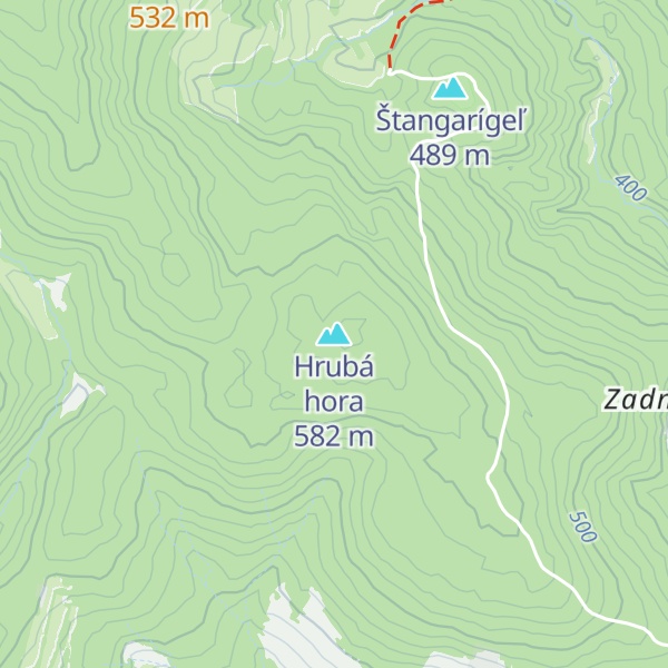 Map of Hrubá hora