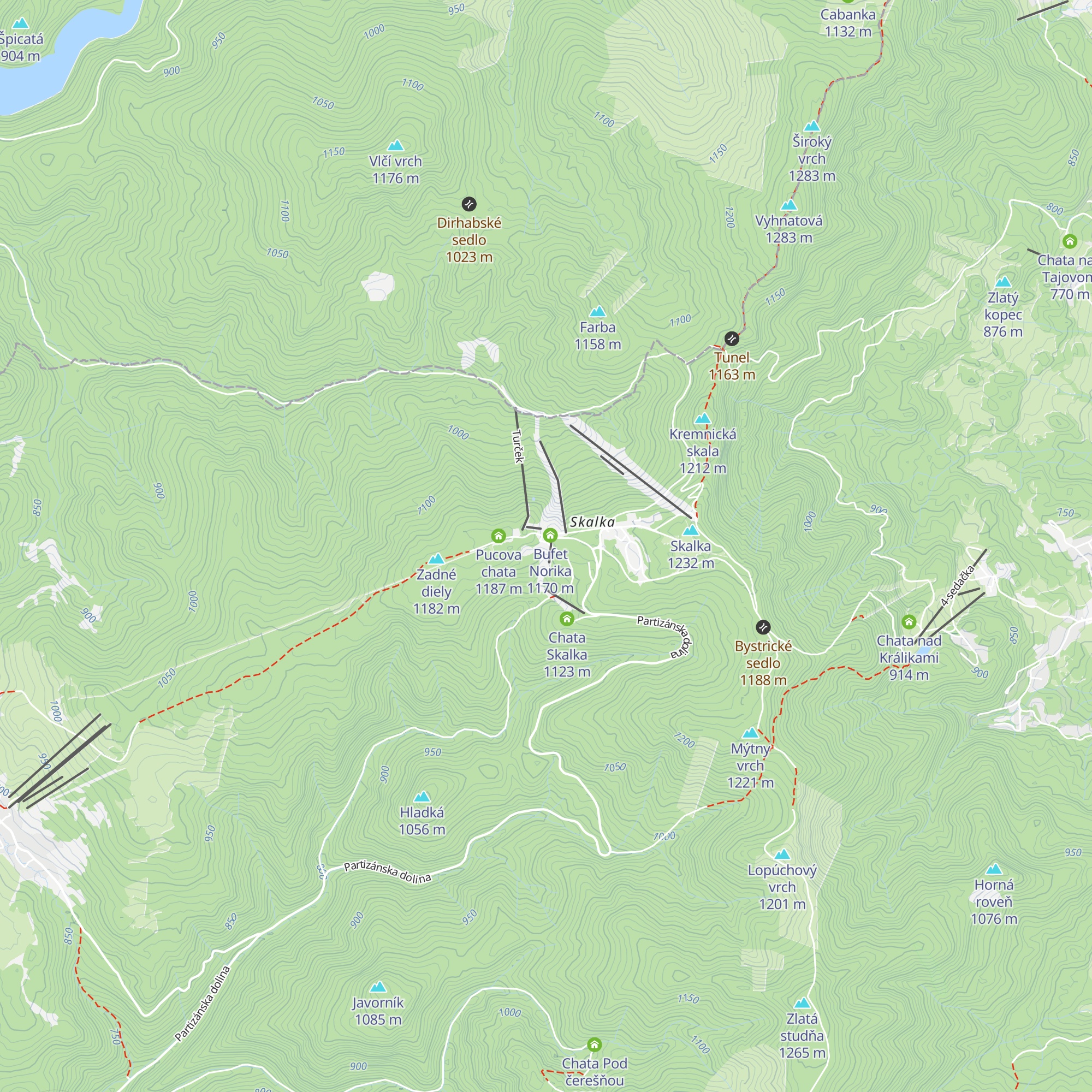 Chata LIMBA map