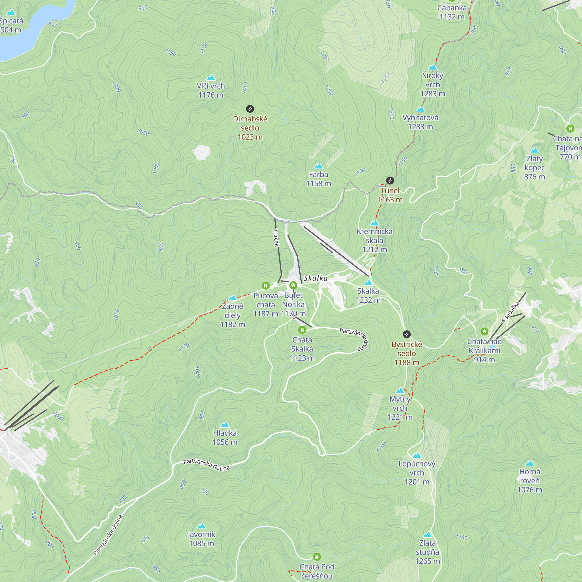 Chata LIMBA map