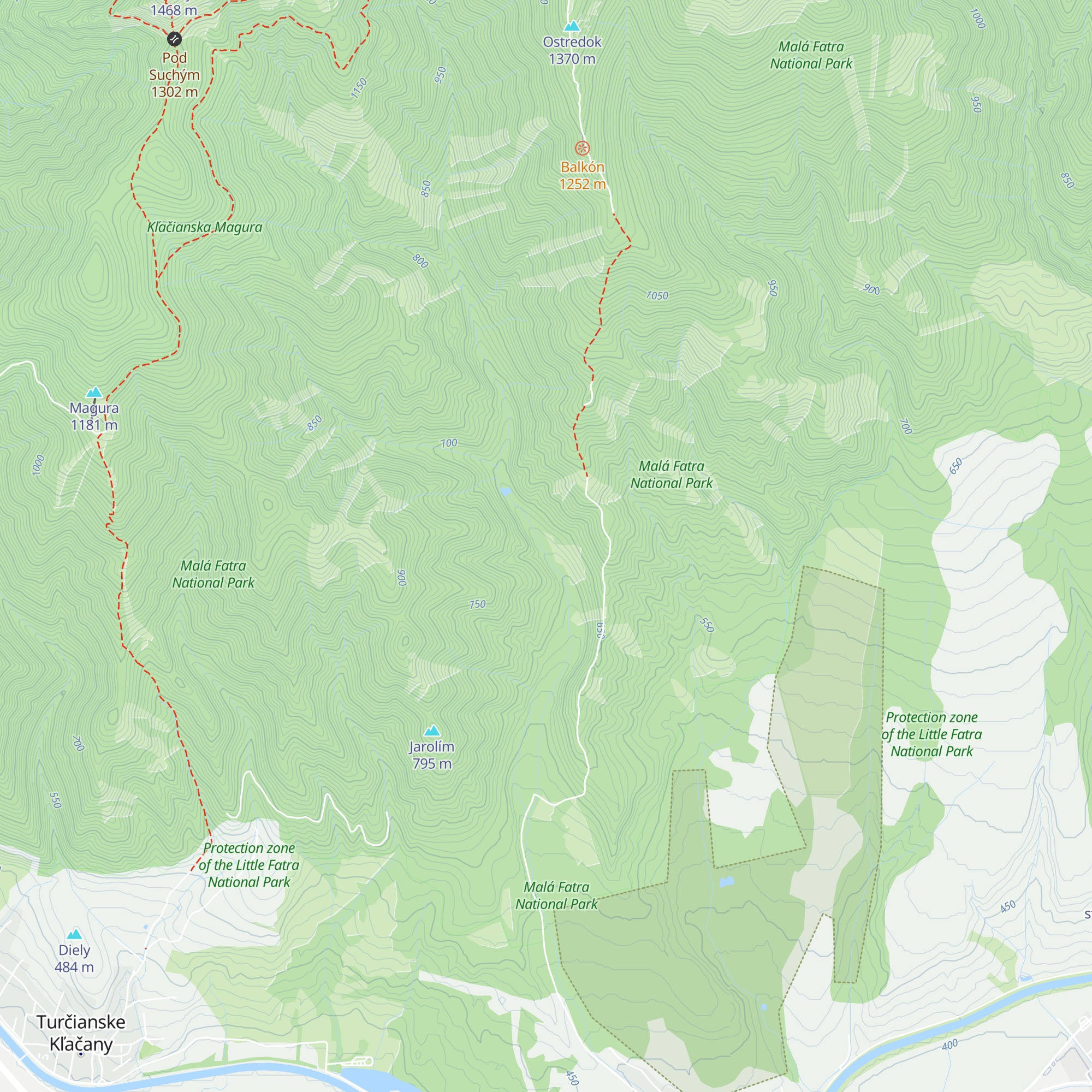 Koniarka map