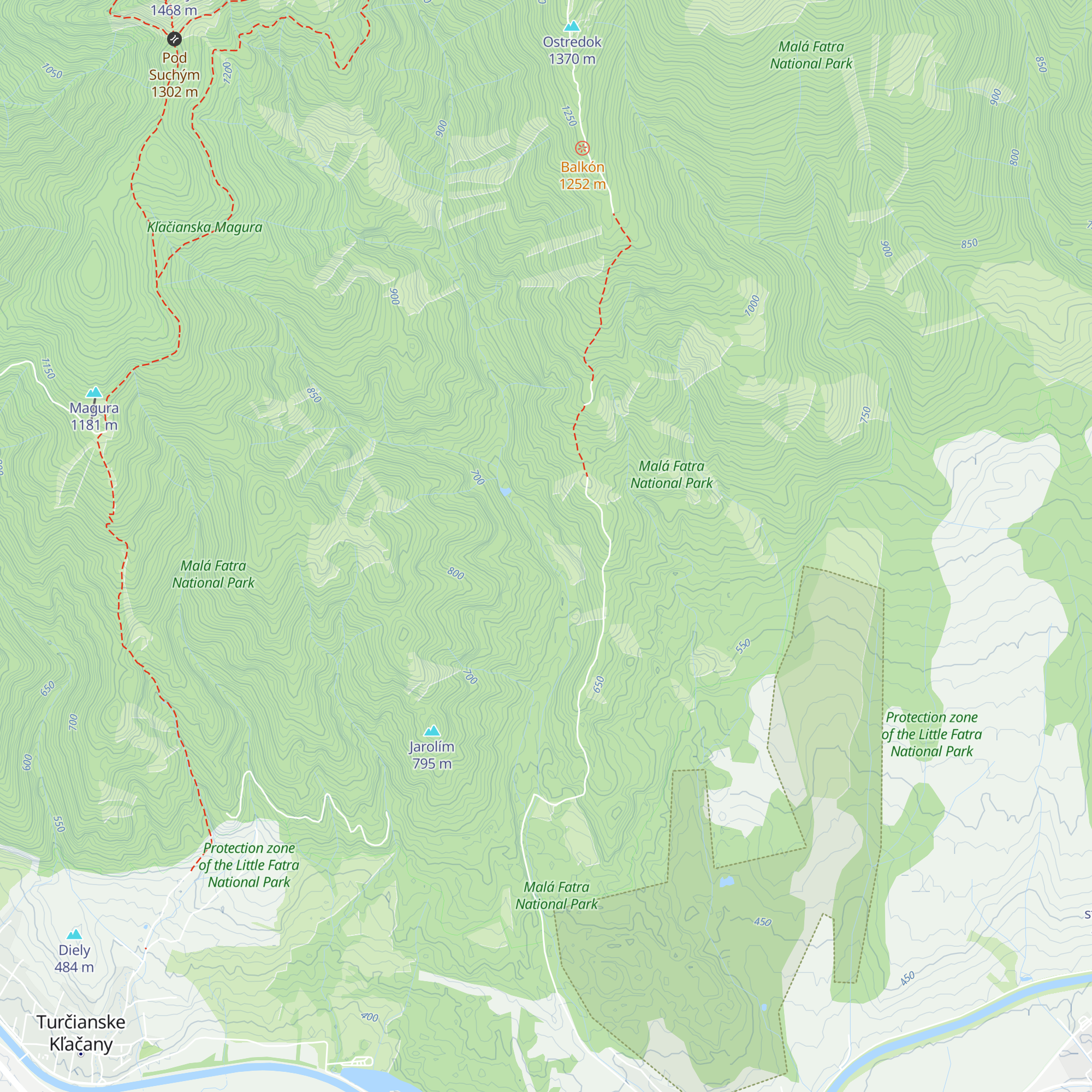 Koniarka map