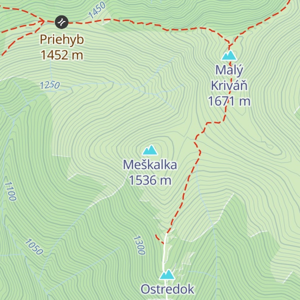 Map of Meškalka