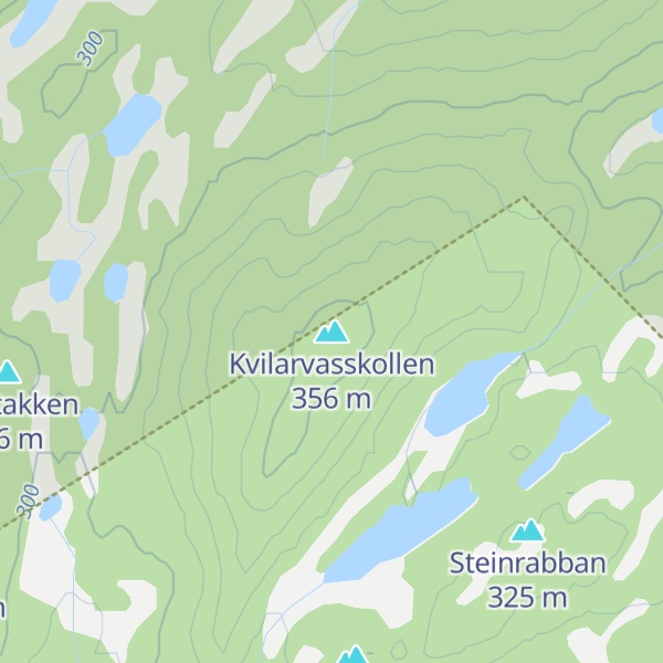 Map of Kvilarvasskollen