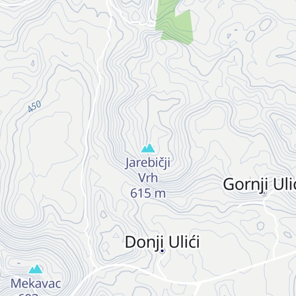 Map of Jarebičji Vrh