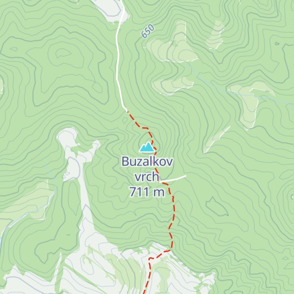 Map of Buzalkov vrch