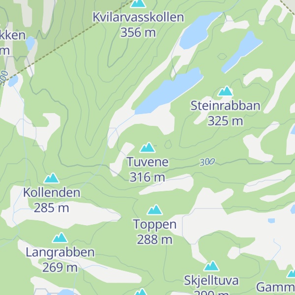 Map of Tuvene