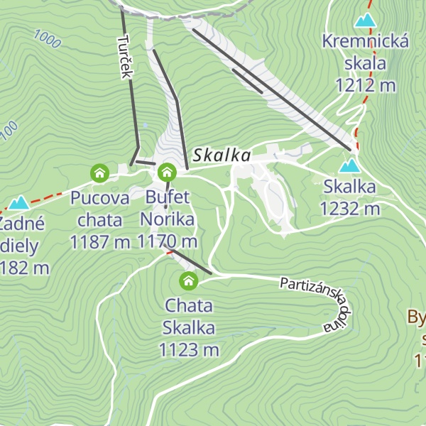Map of Hotel Fortuna - bývalý